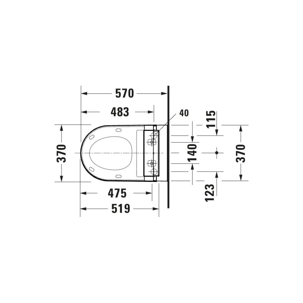 Duravit SensoWash Dusch-WC-Sitz Classic 520x365x548mm, ME by Starck, Starck 2/... DURAVIT-613000012004300 4063382219497 (Abb. 9)