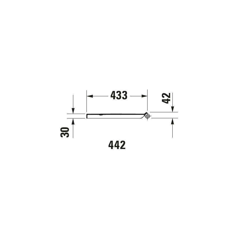 Duravit No.1 WC-Sitz D-shaped Weiß Hochglanz, 373x43x430mm, ohne Absenkautomatik, ü... DURAVIT-0020710000 4053424326764 (Abb. 6)