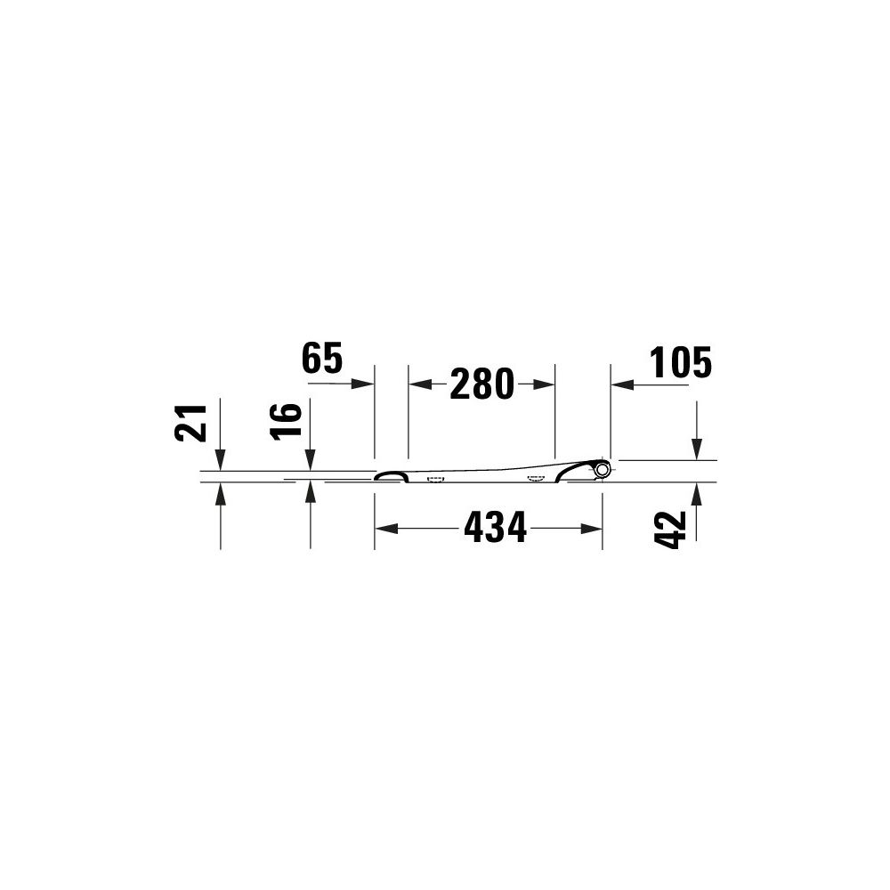 Duravit Univavo WC-Sitz D-shaped Weiß, 373x49x457mm, mit Absenkautomatik, Sitzgarni... DURAVIT-0024490000 4067116360806 (Abb. 2)