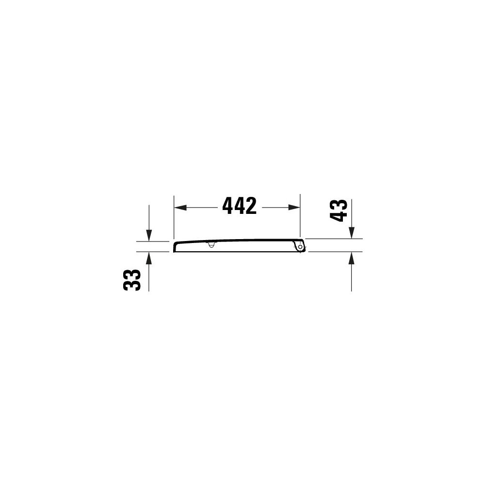 Duravit Univavo WC-Sitz D-shaped Weiß, 373x49x457mm, mit Absenkautomatik, Sitzgarni... DURAVIT-0024490000 4067116360806 (Abb. 4)