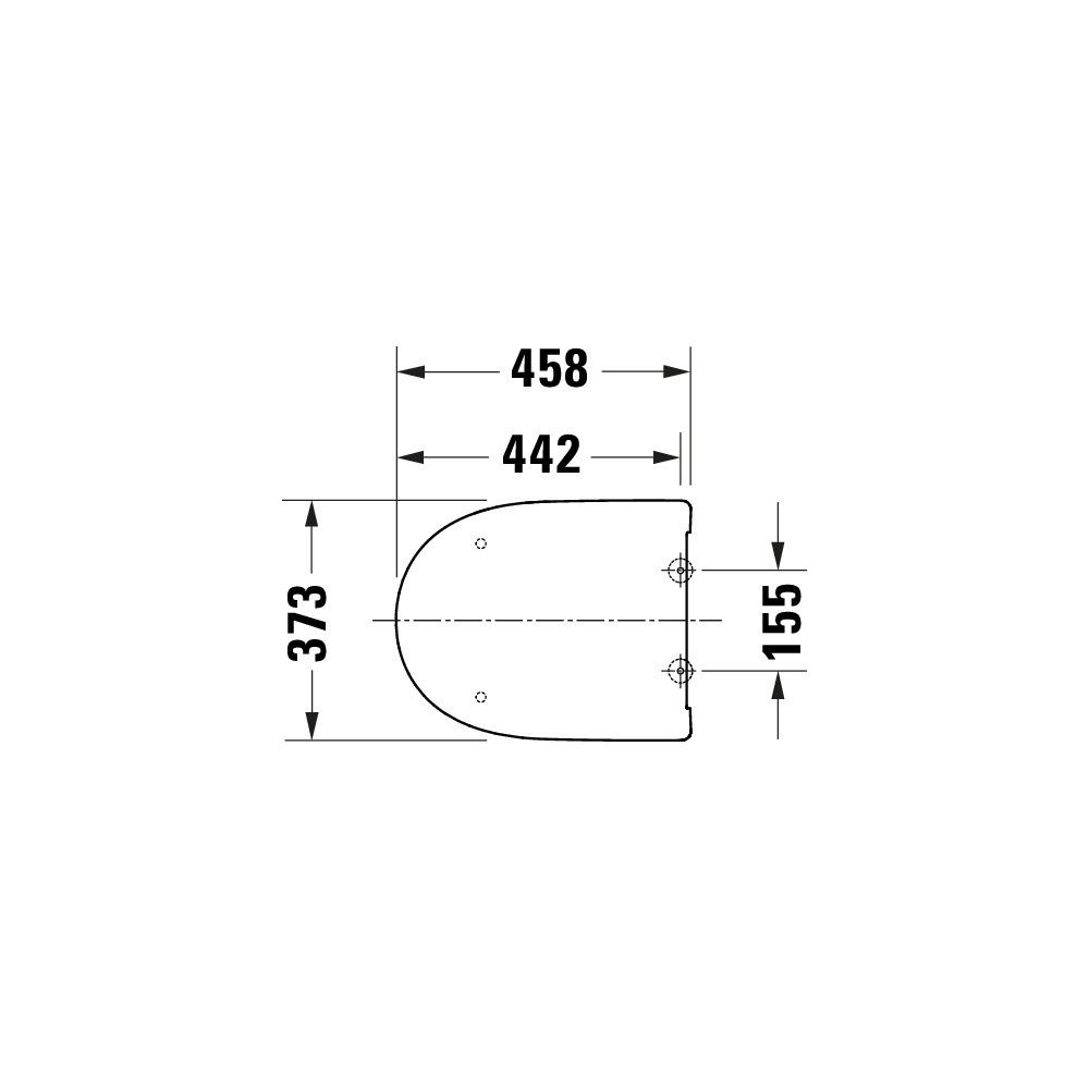 Duravit Univavo WC-Sitz D-shaped Weiß, 373x49x457mm, mit Absenkautomatik, Sitzgarni... DURAVIT-0024490000 4067116360806 (Abb. 7)