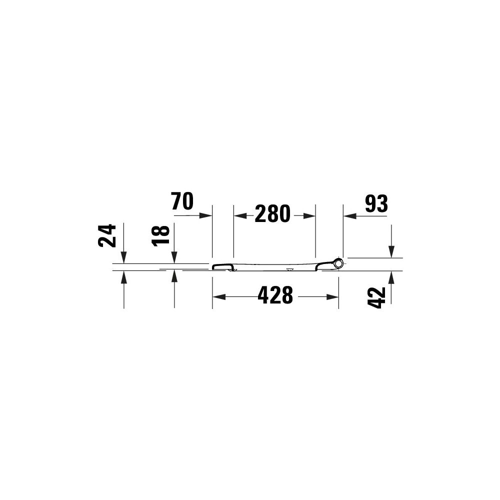 Duravit Univavo WC-Sitz eckig Weiß, 359x49x443mm, mit Absenkautomatik, Sitzgarnitur... DURAVIT-0024390000 4067116360790 (Abb. 2)