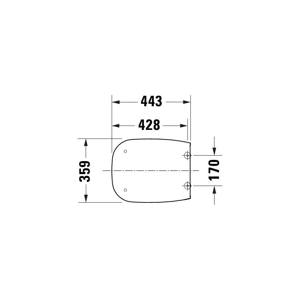 Duravit Univavo WC-Sitz eckig Weiß, 359x49x443mm, mit Absenkautomatik, Sitzgarnitur... DURAVIT-0024390000 4067116360790 (Abb. 7)