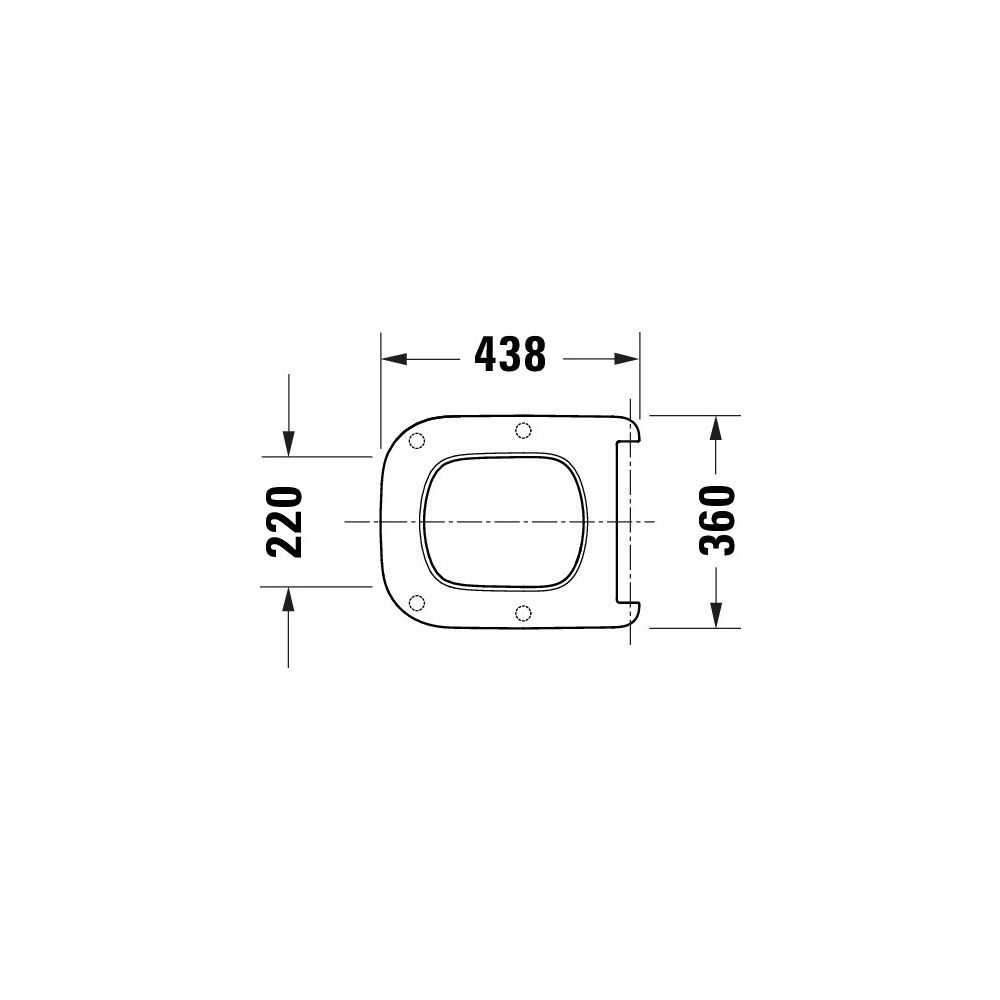 Duravit Univavo WC-Sitz eckig Weiß, 360x48x434mm, mit Absenkautomatik, Sitzgarnitur... DURAVIT-0024290000 4067116360783 (Abb. 6)
