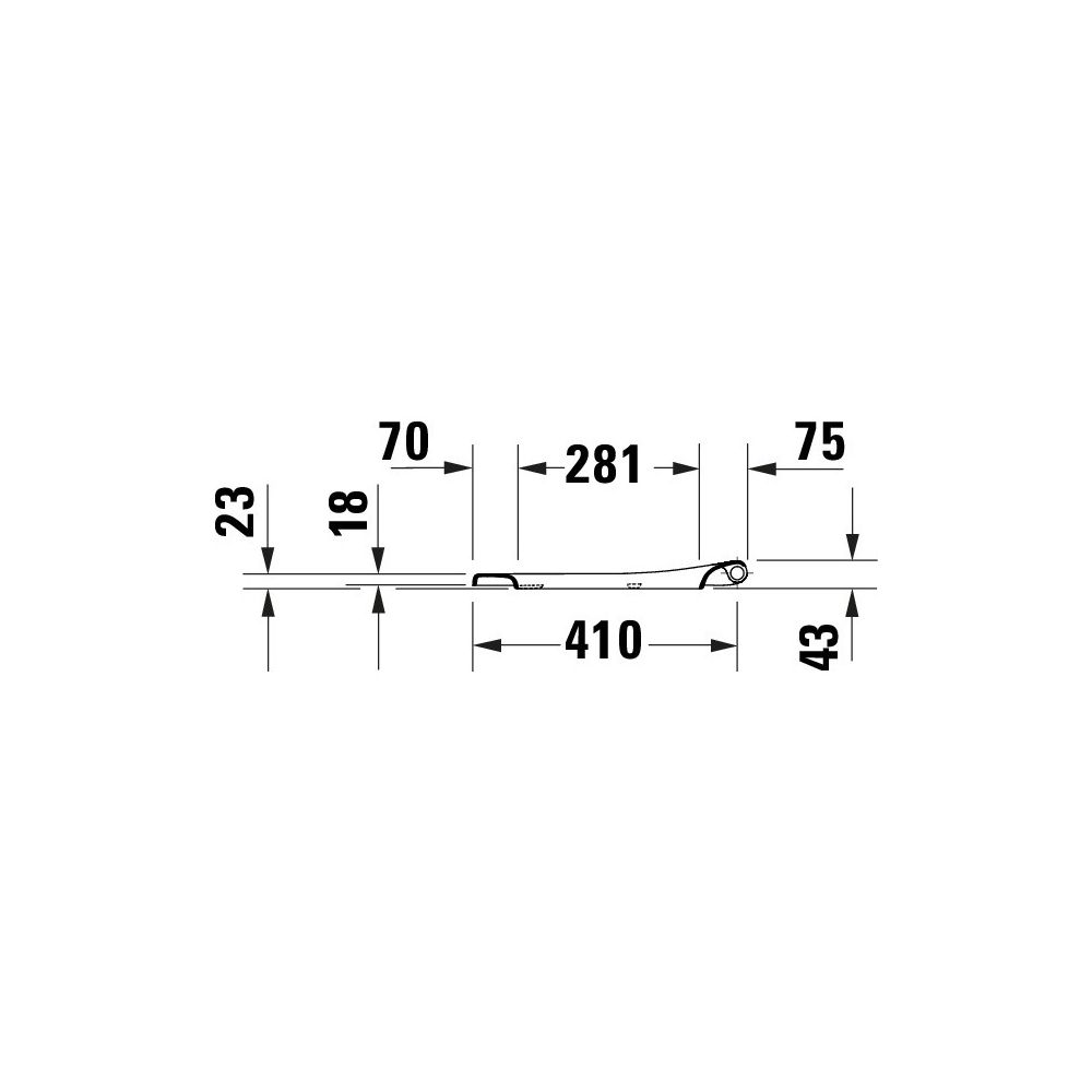 Duravit Univavo WC-Sitz D-shaped Weiß, 374x51x432mm, mit Absenkautomatik, Sitzgarni... DURAVIT-0024190000 4067116360752 (Abb. 2)
