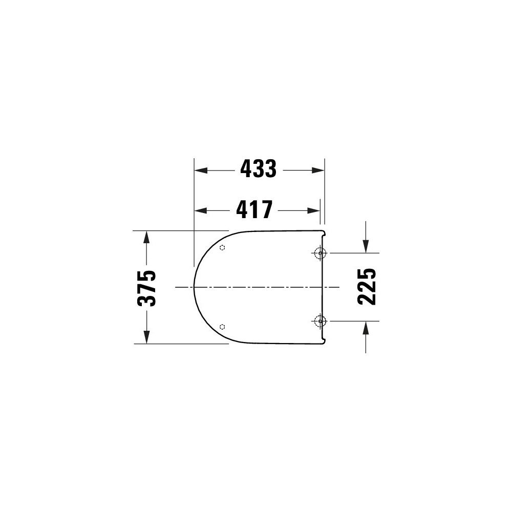 Duravit Univavo WC-Sitz D-shaped Weiß, 374x51x432mm, mit Absenkautomatik, Sitzgarni... DURAVIT-0024190000 4067116360752 (Abb. 7)
