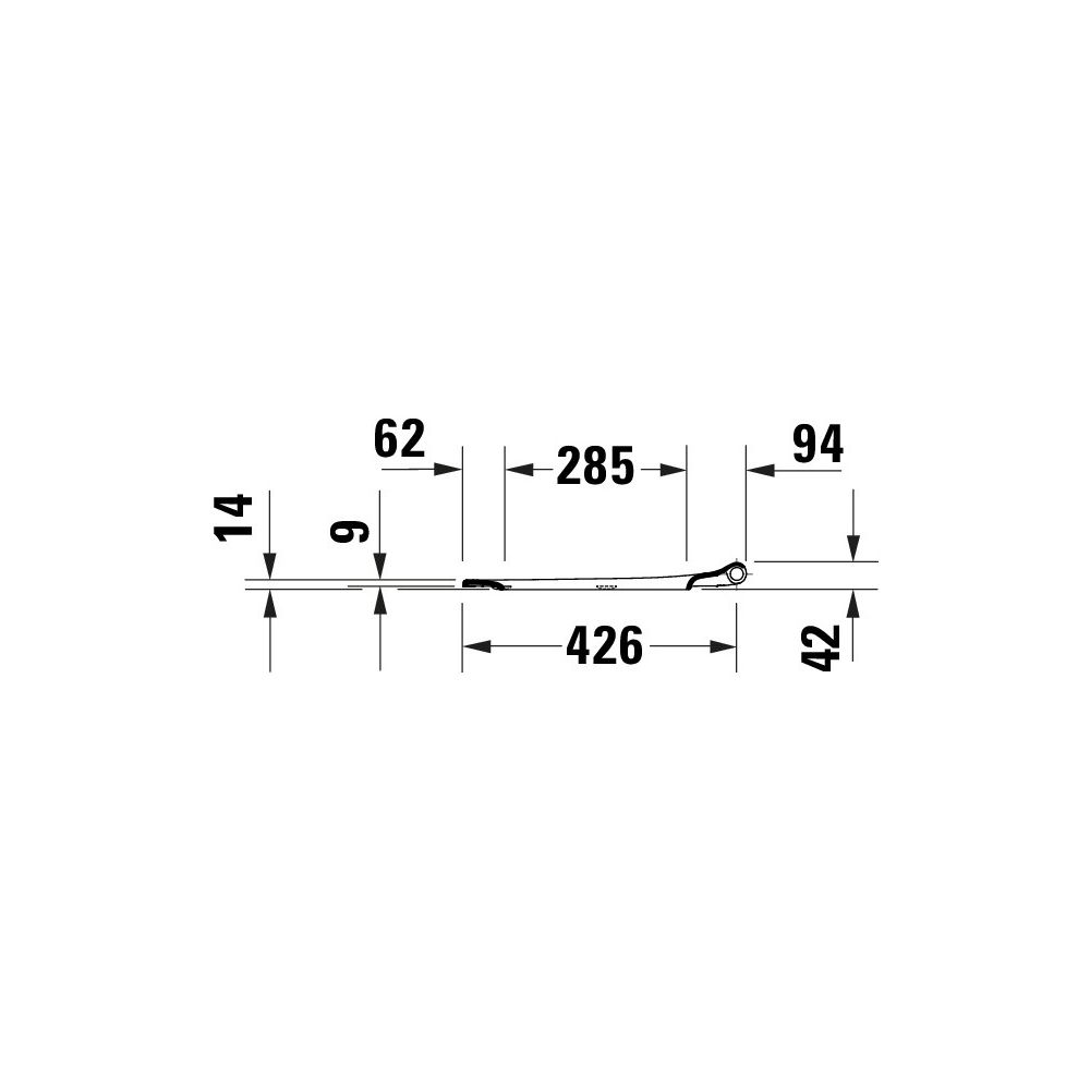 Duravit Univavo WC-Sitz eckig Weiß, 355x49x448mm, mit Absenkautomatik, Sitzgarnitur... DURAVIT-0023890000 4067116345247 (Abb. 2)