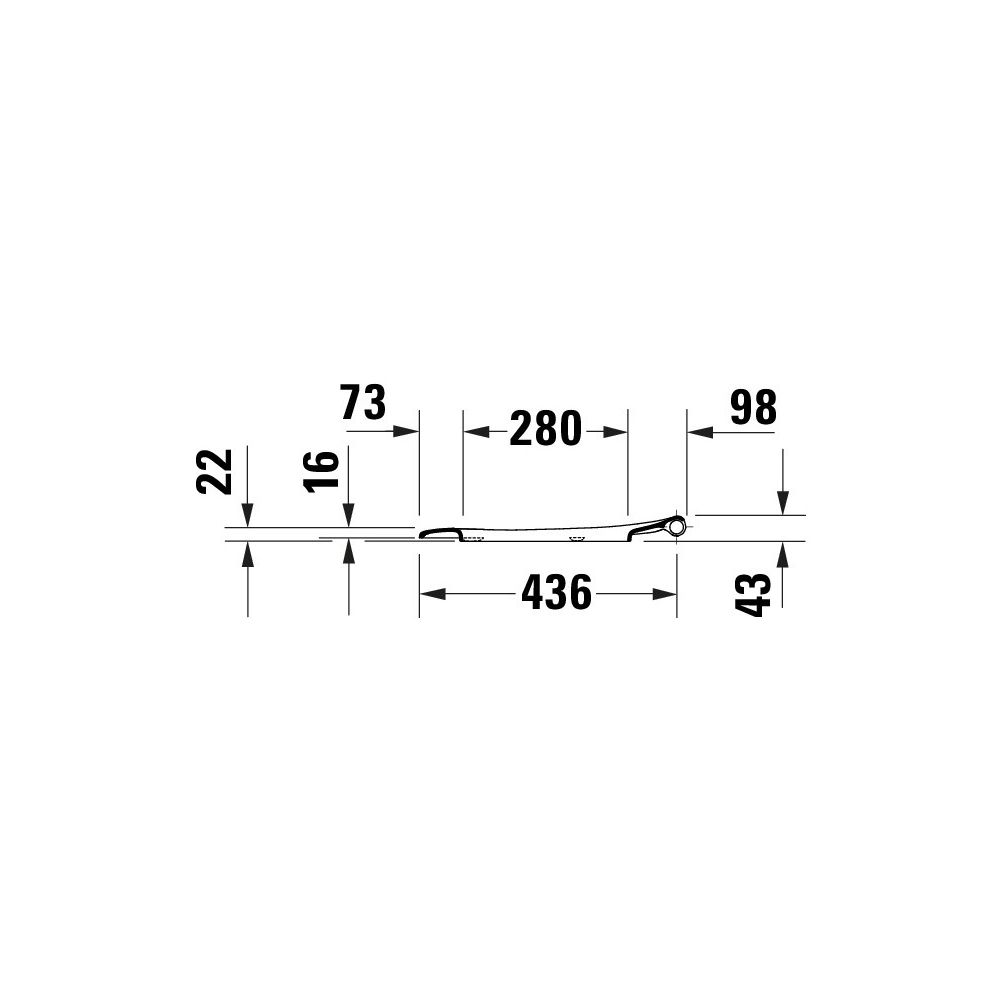Duravit Univavo WC-Sitz oval Weiß, 368x51x452mm, mit Absenkautomatik, Sitzgarnitur ... DURAVIT-0023690000 4067116345223 (Abb. 2)