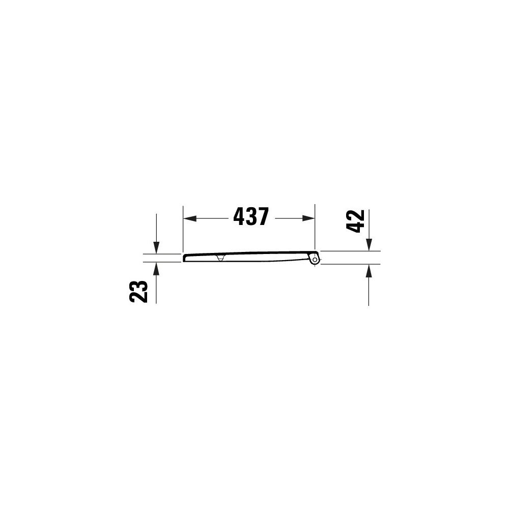 Duravit Univavo WC-Sitz oval Weiß, 368x51x452mm, mit Absenkautomatik, Sitzgarnitur ... DURAVIT-0023690000 4067116345223 (Abb. 4)