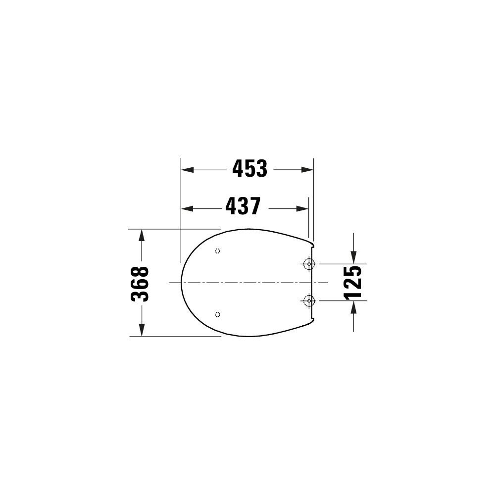 Duravit Univavo WC-Sitz oval Weiß, 368x51x452mm, mit Absenkautomatik, Sitzgarnitur ... DURAVIT-0023690000 4067116345223 (Abb. 7)