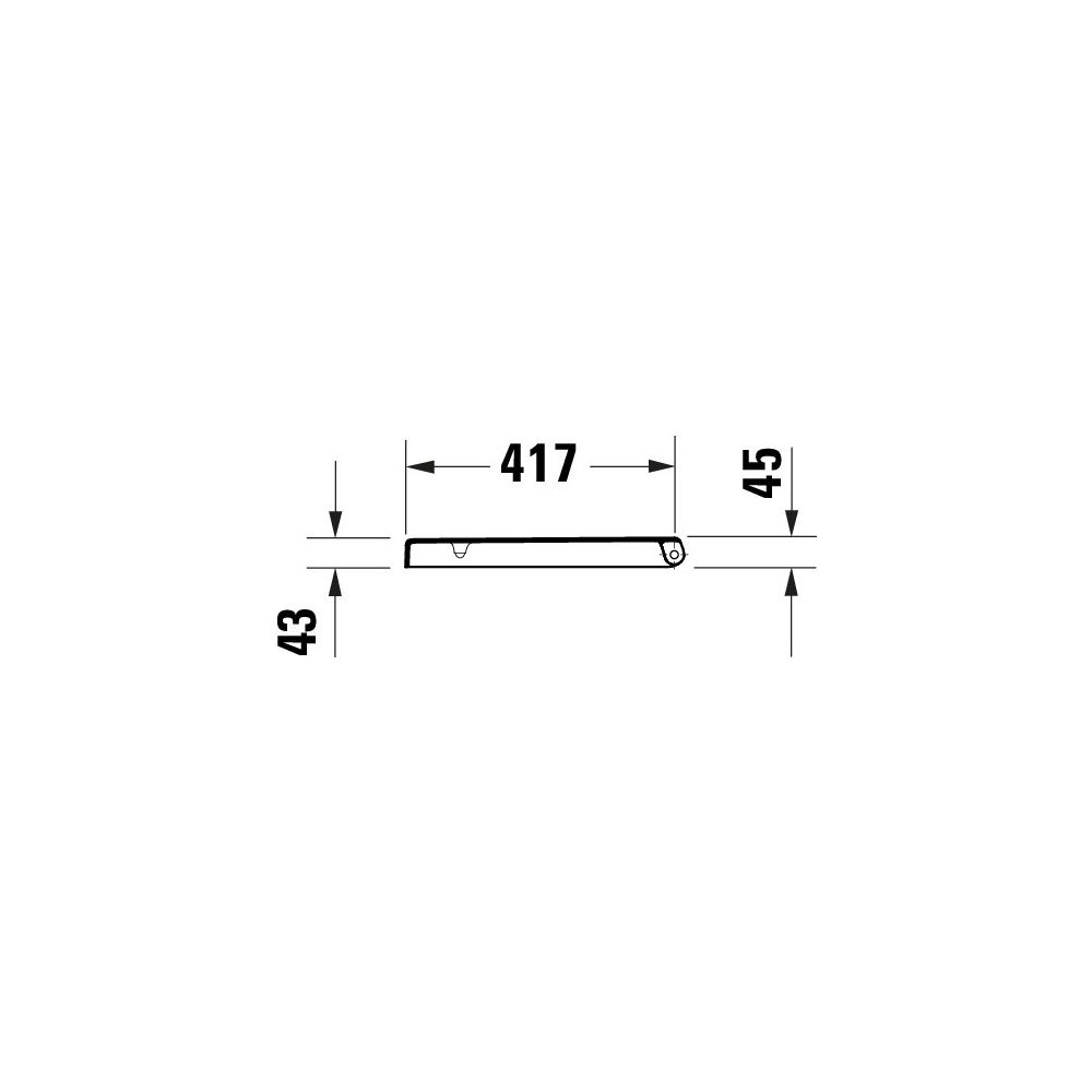 Duravit Univavo WC-Sitz D-shaped Weiß, 368x51x432mm, mit Absenkautomatik, Sitzgarni... DURAVIT-0023590000 4067116345117 (Abb. 4)
