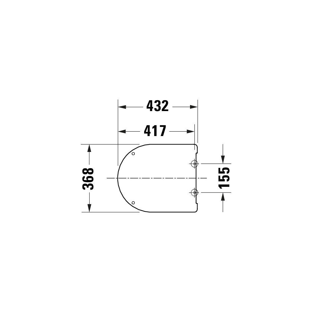 Duravit Univavo WC-Sitz D-shaped Weiß, 368x51x432mm, mit Absenkautomatik, Sitzgarni... DURAVIT-0023590000 4067116345117 (Abb. 7)