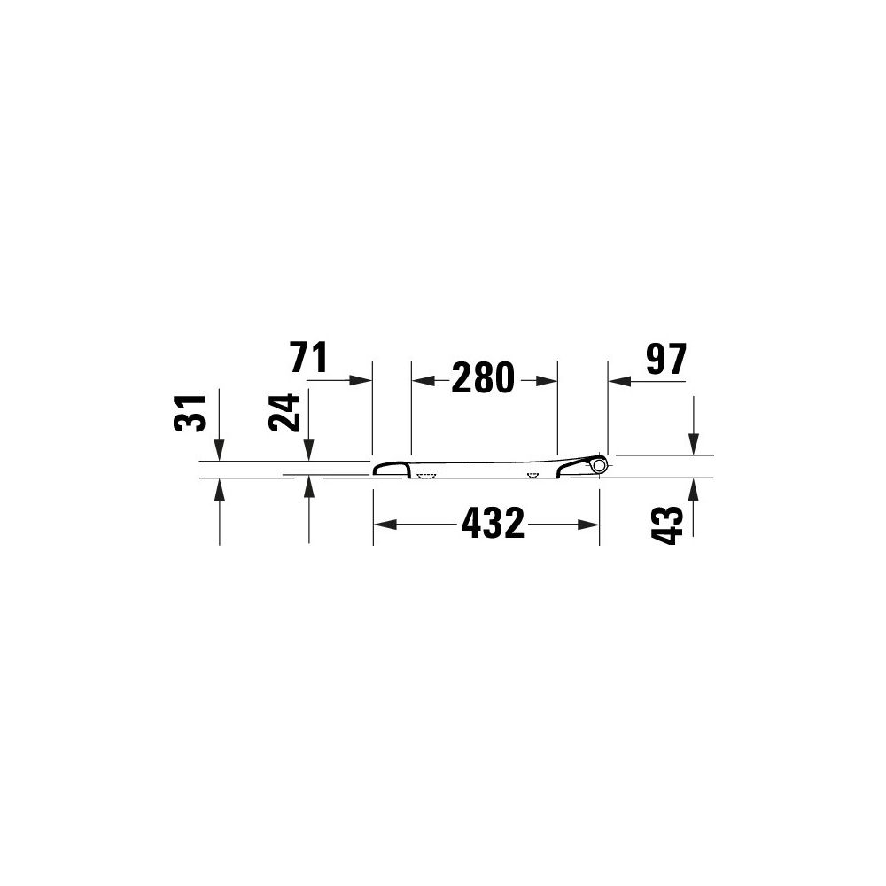 Duravit Univavo WC-Sitz D-shaped Weiß, 377x50x455mm, mit Absenkautomatik, Sitzgarni... DURAVIT-0023490000 4067116345094 (Abb. 2)
