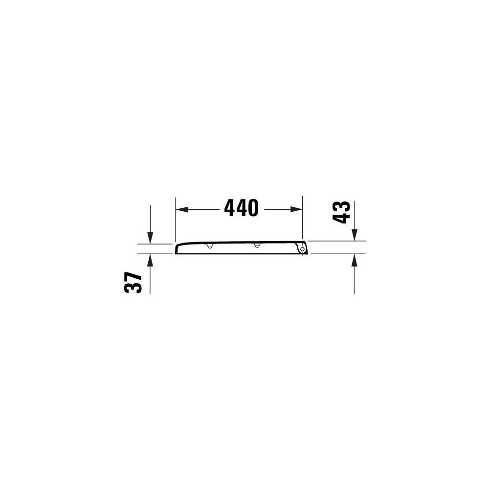 Duravit Univavo WC-Sitz D-shaped Weiß, 377x50x455mm, mit Absenkautomatik, Sitzgarni... DURAVIT-0023490000 4067116345094 (Abb. 4)