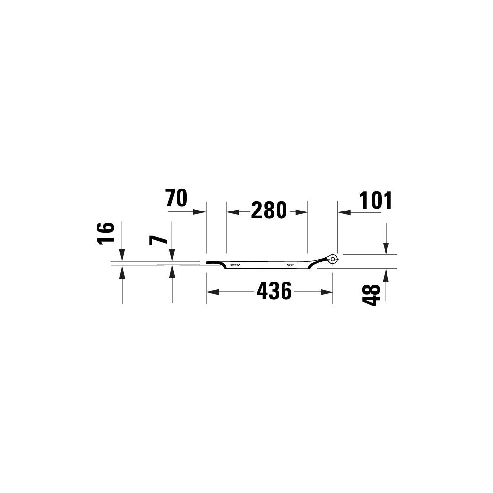 Duravit Univavo WC-Sitz D-shaped Weiß, 368x47x451mm, mit Absenkautomatik, Sitzgarni... DURAVIT-0023390000 4067116345087 (Abb. 2)