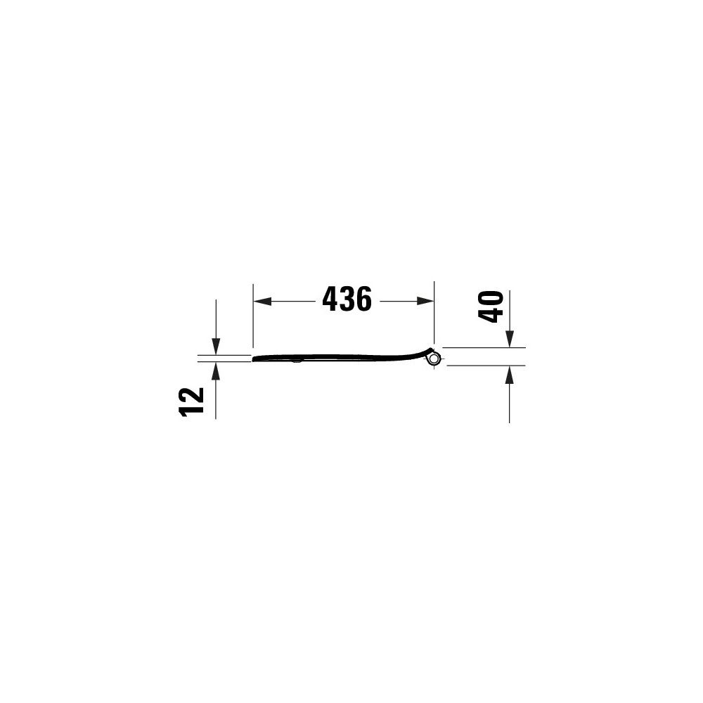 Duravit Univavo WC-Sitz D-shaped Weiß, 368x47x451mm, mit Absenkautomatik, Sitzgarni... DURAVIT-0023390000 4067116345087 (Abb. 4)