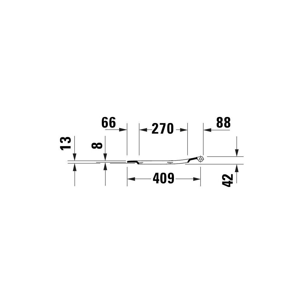 Duravit Univavo WC-Sitz D-shaped Weiß, 364x45x421mm, mit Absenkautomatik, Sitzgarni... DURAVIT-0023290000 4067116345063 (Abb. 2)
