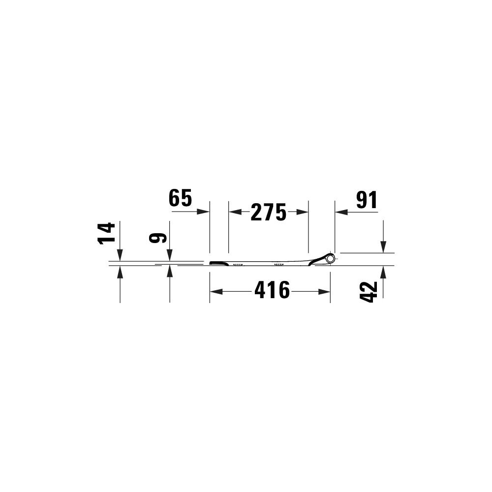 Duravit Univavo WC-Sitz D-shaped Weiß, 367x45x438mm, mit Absenkautomatik, Sitzgarni... DURAVIT-0022990000 4067116345049 (Abb. 2)