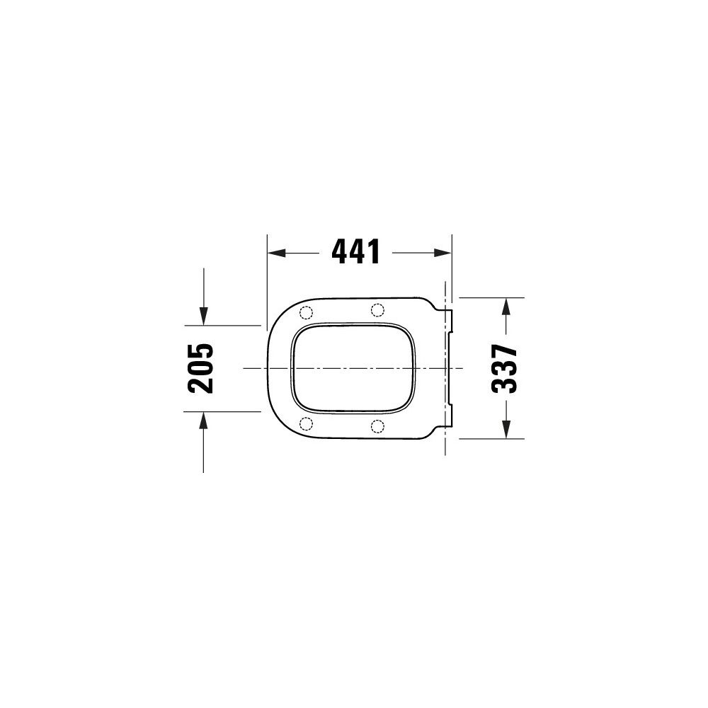 Duravit Univavo WC-Sitz eckig Weiß, 350x45x448mm, mit Absenkautomatik, Sitzgarnitur... DURAVIT-0022890000 4067116345025 (Abb. 6)