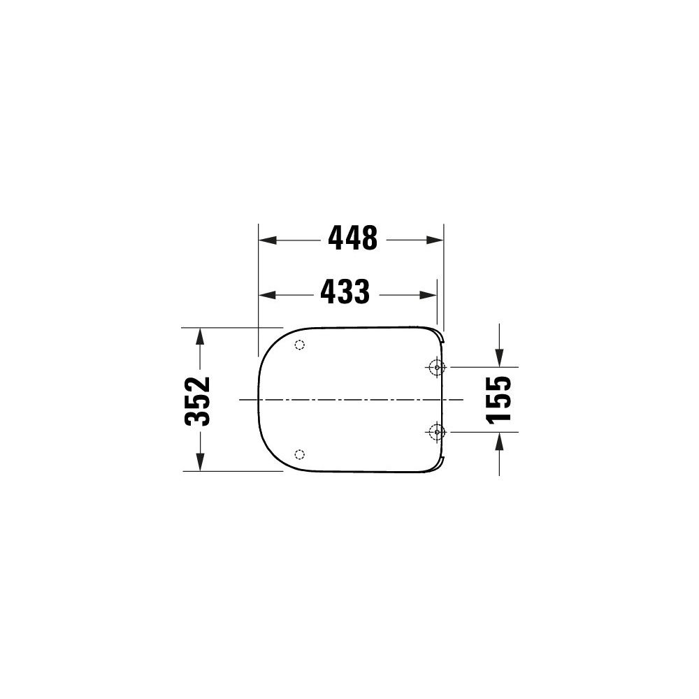 Duravit Univavo WC-Sitz eckig Weiß, 350x45x448mm, mit Absenkautomatik, Sitzgarnitur... DURAVIT-0022890000 4067116345025 (Abb. 7)