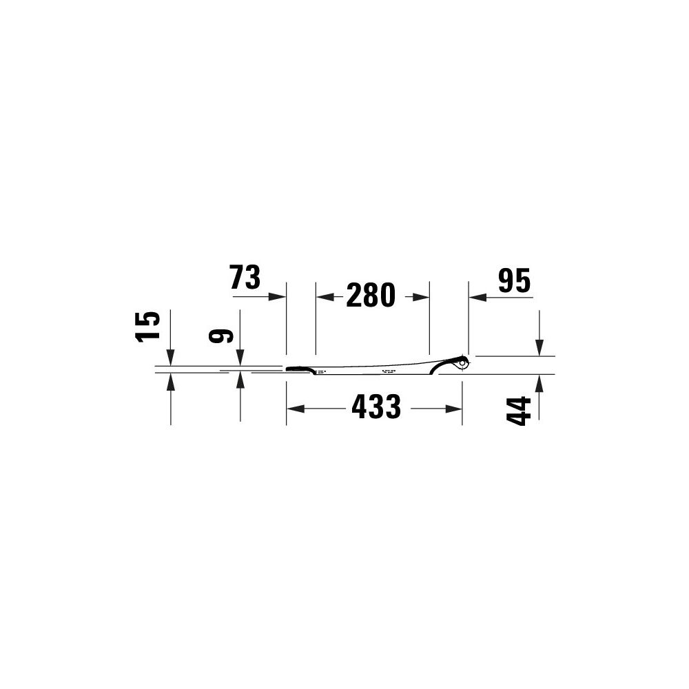 Duravit Univavo WC-Sitz oval Weiß, 373x50x448mm, mit Absenkautomatik, Sitzgarnitur ... DURAVIT-0022790000 4067116344905 (Abb. 2)