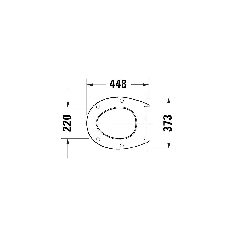 Duravit Univavo WC-Sitz oval Weiß, 373x50x448mm, mit Absenkautomatik, Sitzgarnitur ... DURAVIT-0022790000 4067116344905 (Abb. 6)