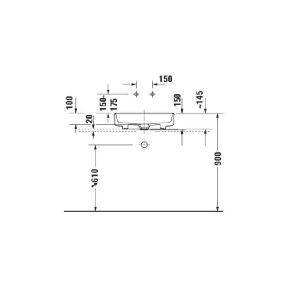 Duravit Balcoon Aufsatzbecken 550mm, Clay Terra Matt, DuraShield, Oval, ohne ÜL und... DURAVIT-241055AM79 4067116438499 (Abb. 2)