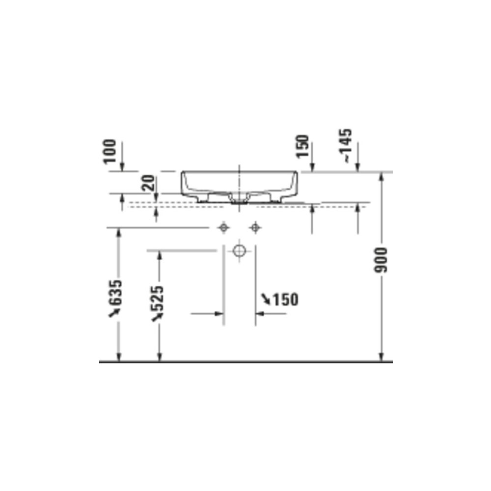 Duravit Balcoon Aufsatzbecken 550mm, Clay Terra Matt, DuraShield, Oval, ohne ÜL und... DURAVIT-241055AM79 4067116438499 (Abb. 3)