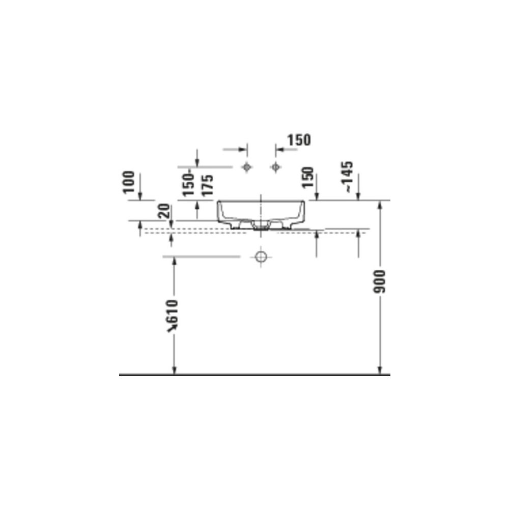 Duravit Balcoon Aufsatzbecken 450mm, Weiß Hochglanz, DuraShield, rund, ohne ÜL und ... DURAVIT-240945AA79 4067116435481 (Abb. 2)