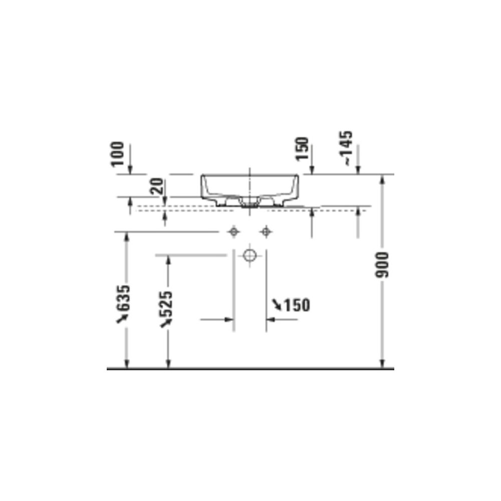 Duravit Balcoon Aufsatzbecken 450mm, Weiß Hochglanz, DuraShield, rund, ohne ÜL und ... DURAVIT-240945AA79 4067116435481 (Abb. 3)