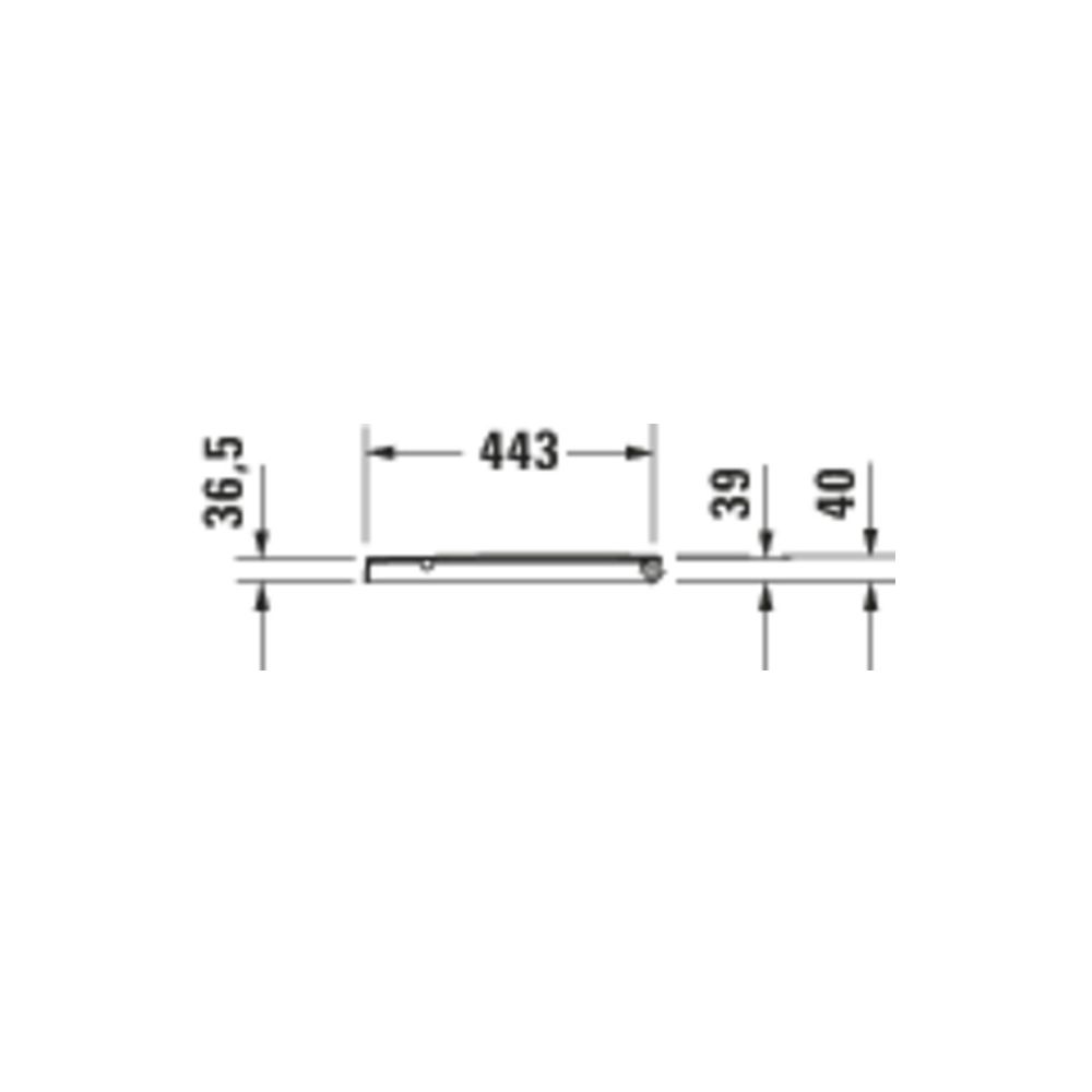 Duravit Balcoon WC-Sitz D-shaped Weiß, 374x40x458mm, ohne Absenkautomatik, Sitzgarn... DURAVIT-0027610000 4067116454802 (Abb. 3)