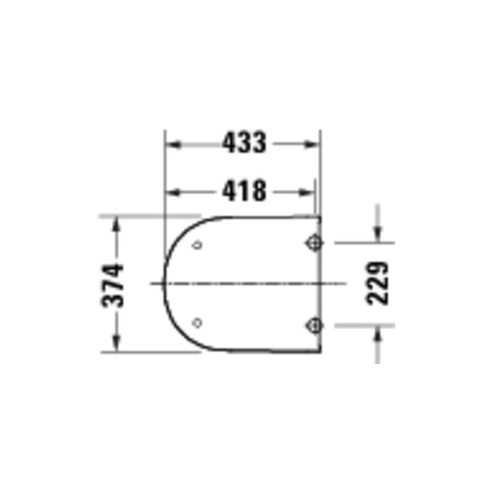 Duravit D-Code WC-Sitz Weiß Hochglanz, 374x41x433mm, ohne Absenkautomatik... DURAVIT-0028210000 4067116416770 (Abb. 5)