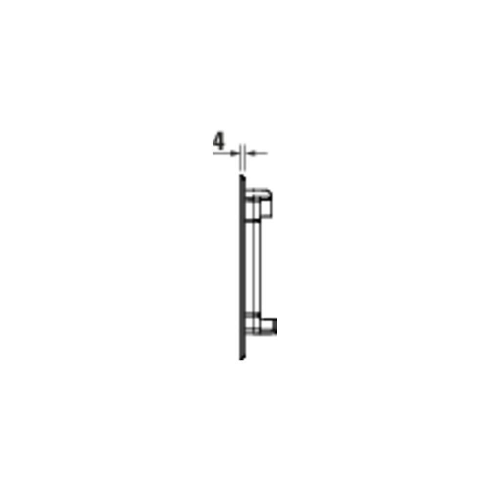 Duravit DuraSystem Betätigungsplatte mechanisch Edelstahl für WC A1, Bronze gebür... DURAVIT-WD5012044000 4067116462470 (Abb. 3)