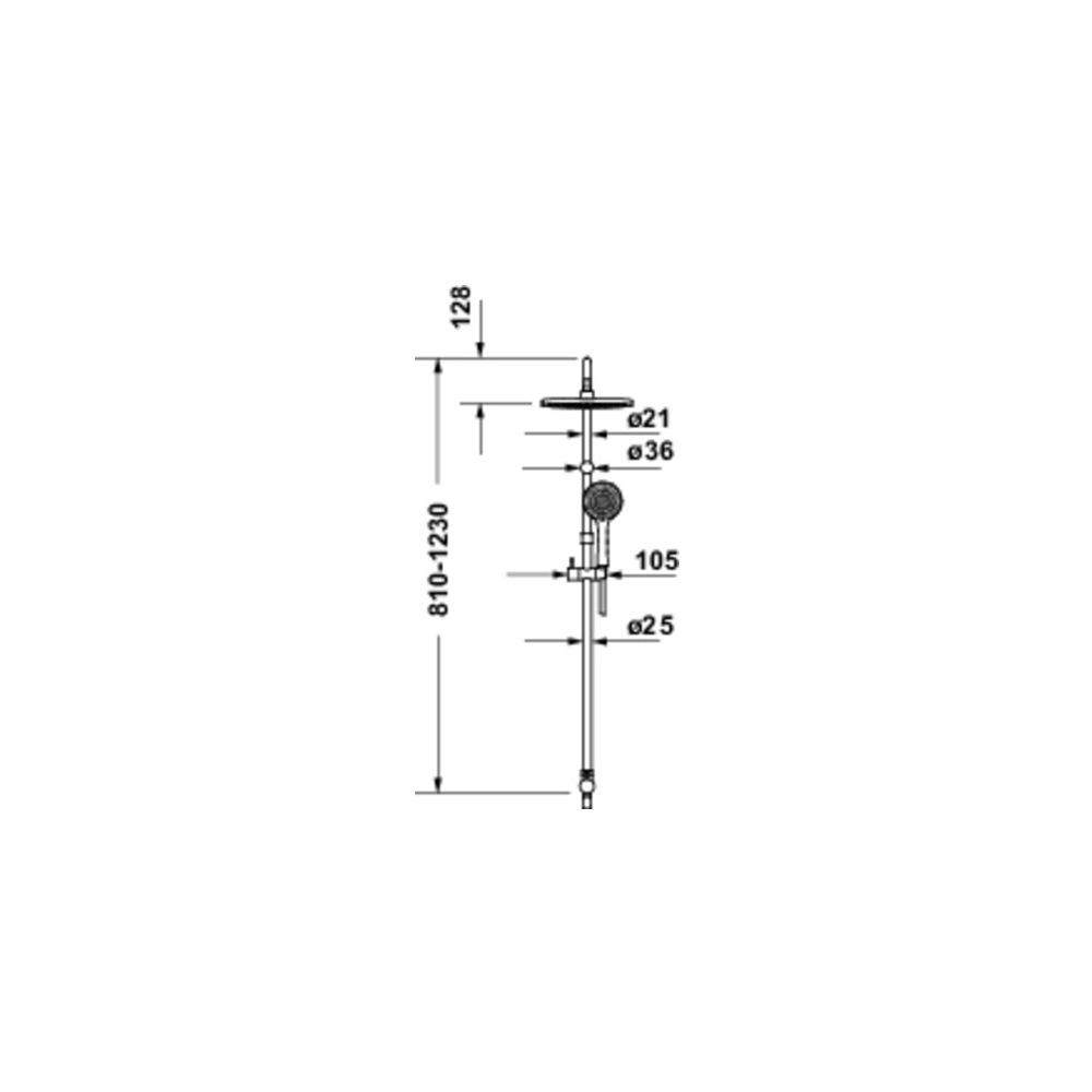 Duravit Shower System Reno MinusFlow, Chrom... DURAVIT-UV4322002010 4067116476071 (Abb. 2)