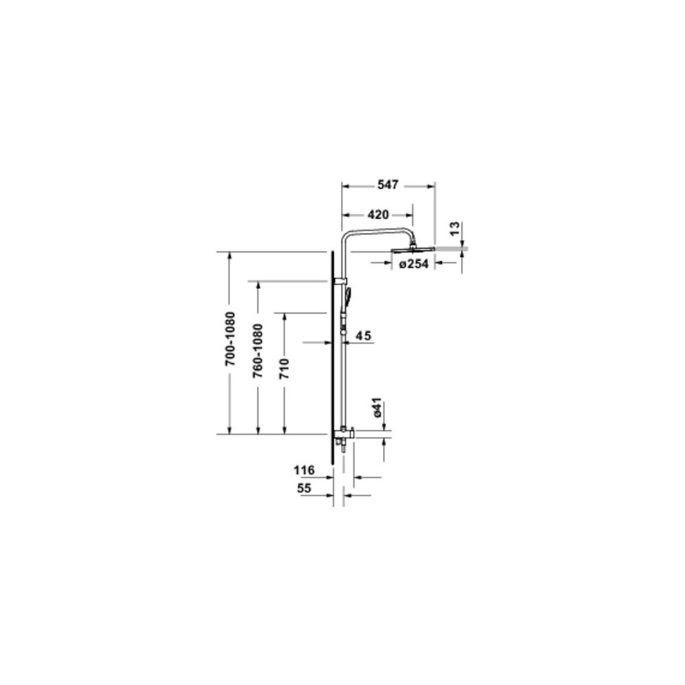 Duravit Shower System Reno MinusFlow, Chrom... DURAVIT-UV4322002010 4067116476071 (Abb. 3)