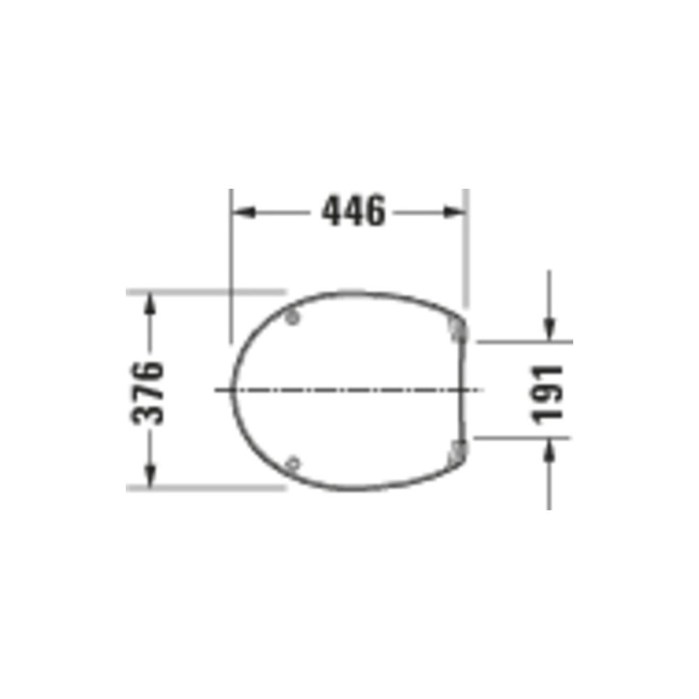 Duravit WC-Sitz, Bahamabeige Hochglanz 376x43x446mm, ohne Absenkautomatik, Edelstah... DURAVIT-0064204100 4021534006074 (Abb. 2)