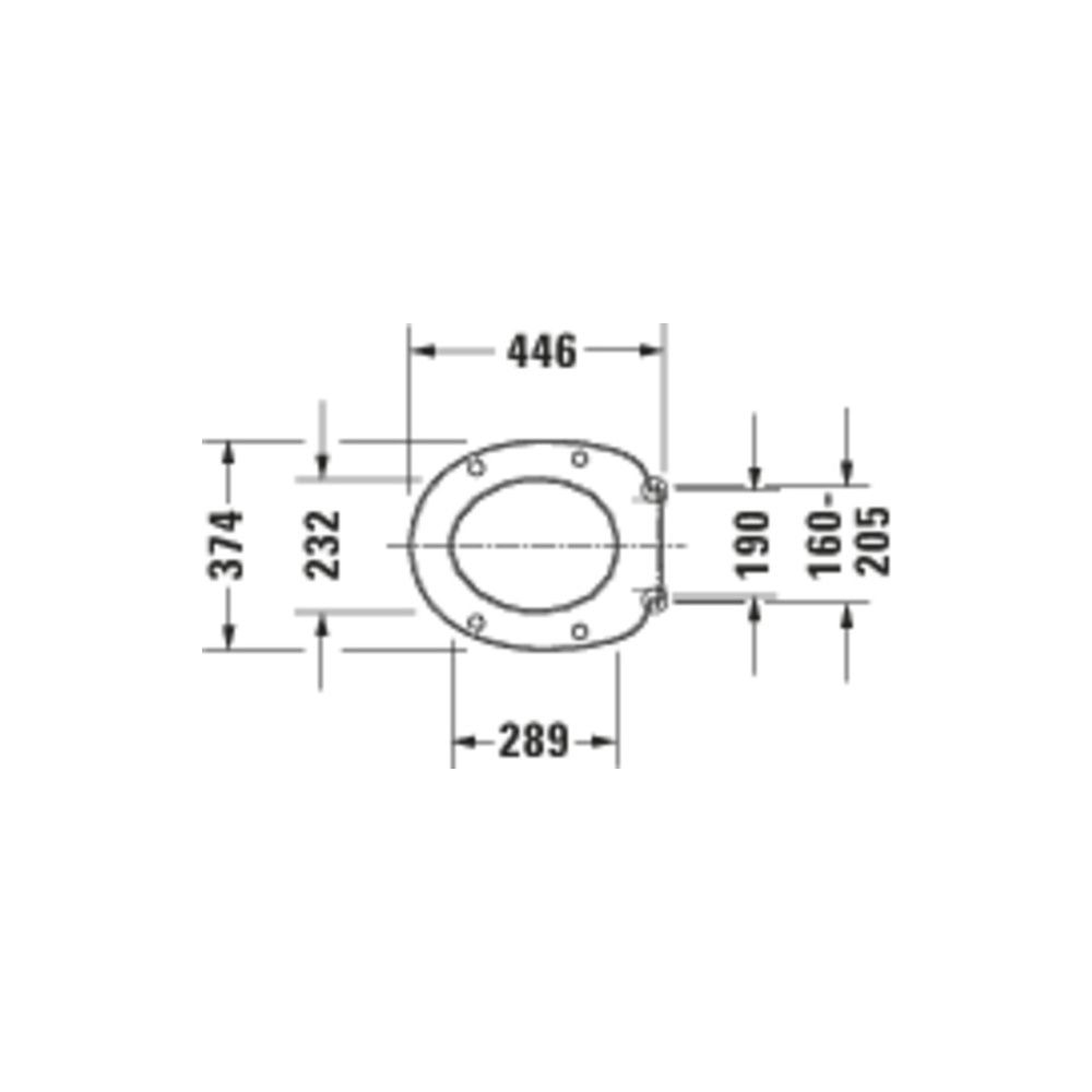 Duravit WC-Sitz, Bahamabeige Hochglanz 376x43x446mm, ohne Absenkautomatik, Edelstah... DURAVIT-0064204100 4021534006074 (Abb. 3)