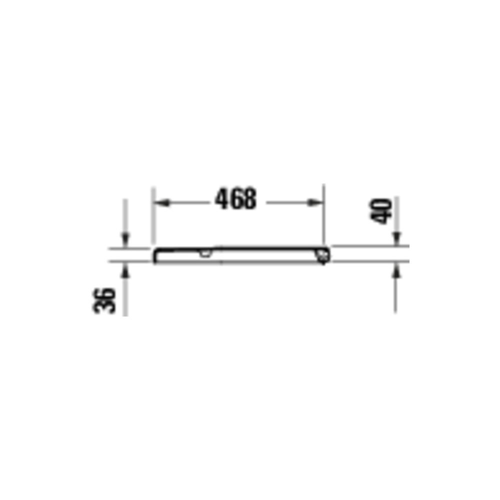 Duravit D-Code WC-Sitz Weiß Hochglanz, 360x40x483mm, mit Absenkautomatik, Sitzgarni... DURAVIT-0028590000 4067116416893 (Abb. 3)