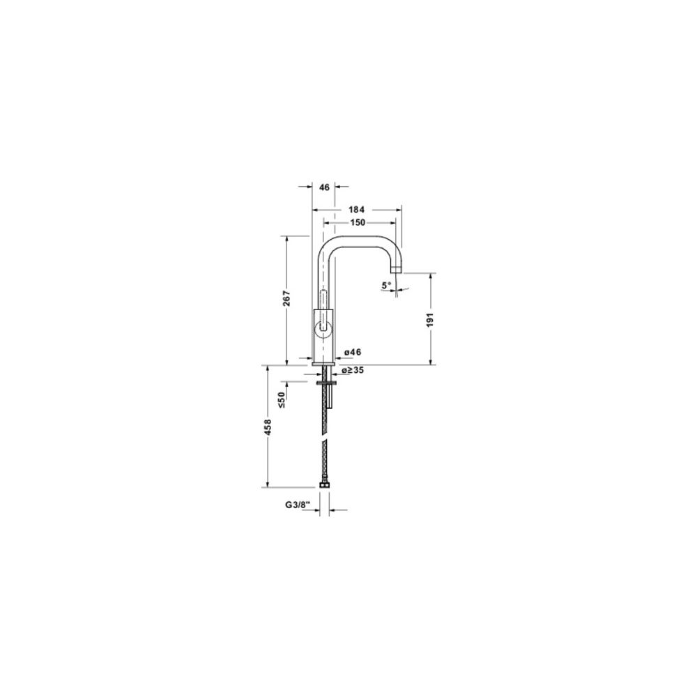 Duravit Balcoon Einhebel-Waschtischmischer FreshStart und MinusFlow, Chrom, 5,5l/... DURAVIT-BA1100002010 4067116470413 (Abb. 3)