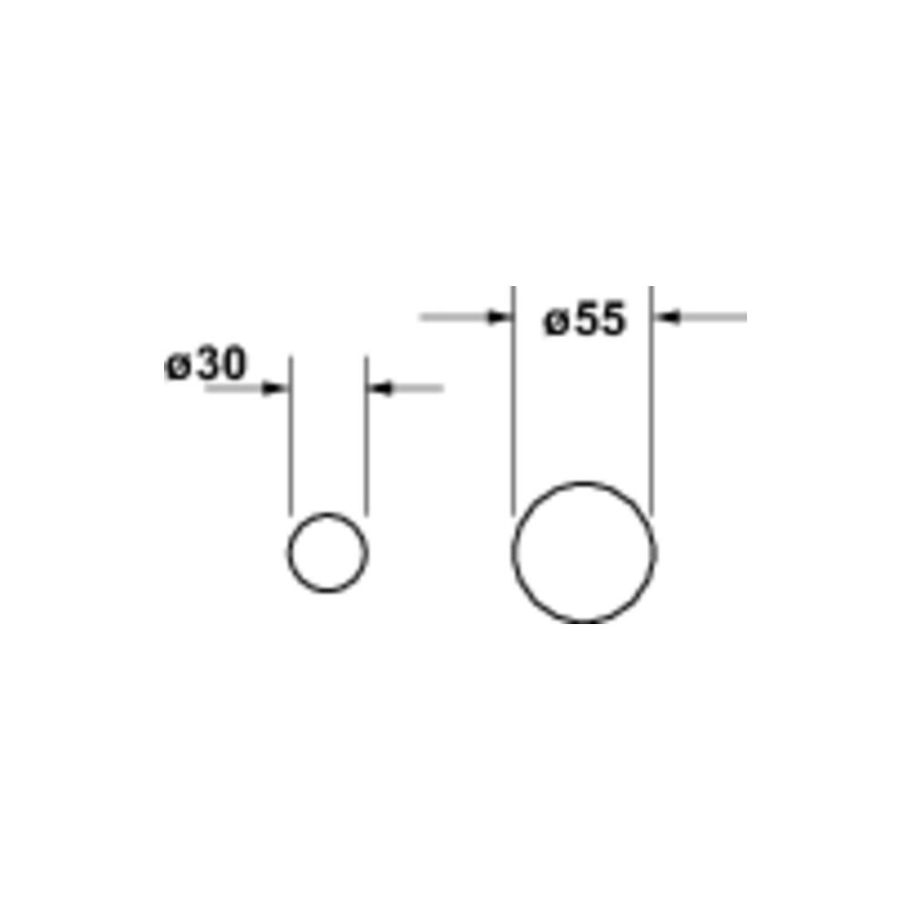 Duravit Balcoon Einhebel-Waschtischmischer MinusFlow, Chrom 4l/min, Hebelgriff, A... DURAVIT-BA1070004010 4067116470376 (Abb. 2)