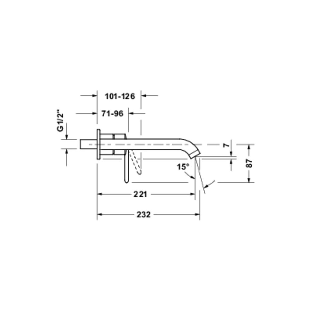 Duravit Balcoon Einhebel-Waschtischmischer MinusFlow, Chrom 4l/min, Hebelgriff, A... DURAVIT-BA1070004010 4067116470376 (Abb. 4)