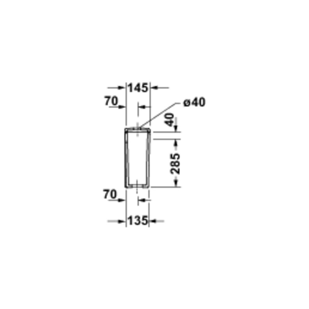 Duravit D-Code Spülkasten aus Keramik 145x390x360mm Weiß 6/3l Dual Flush Wasserans... DURAVIT-09531000052 4067116470956 (Abb. 4)