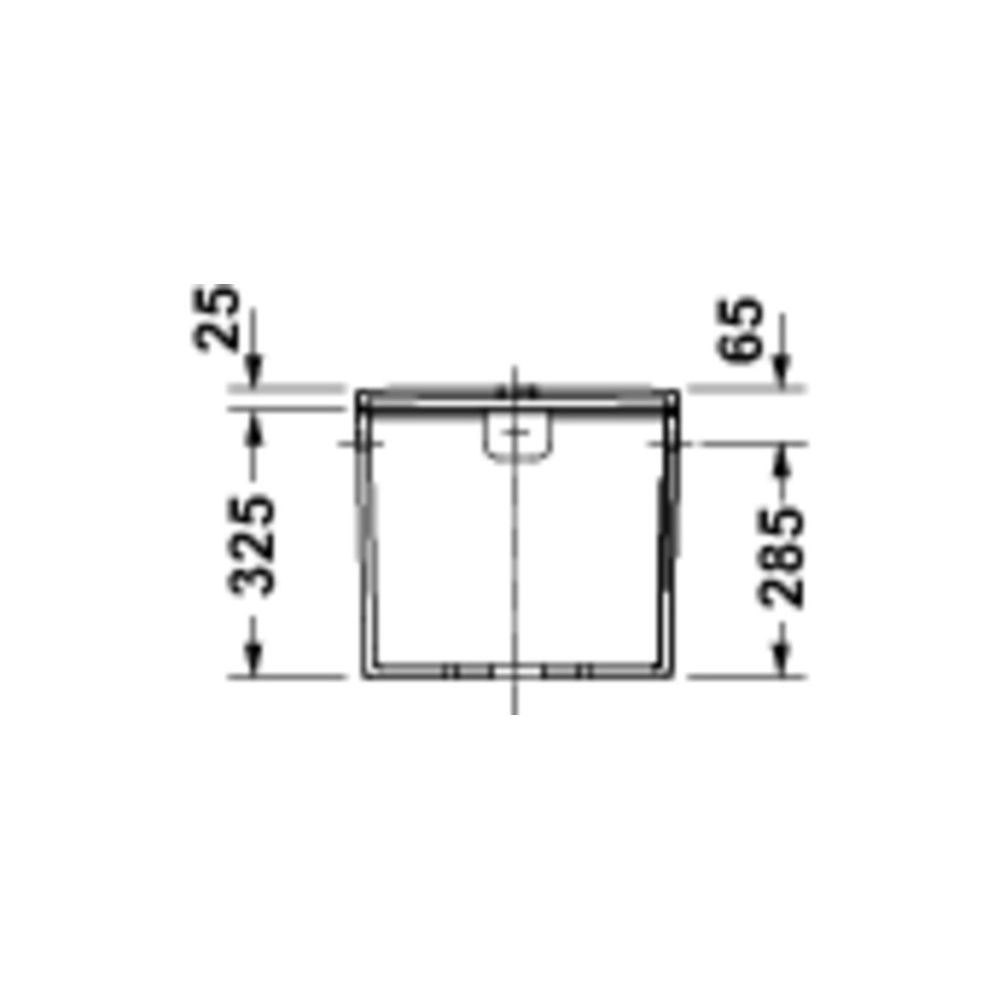 Duravit D-Code Spülkasten aus Keramik 145x390x360mm Weiß 6/3l Dual Flush Wasserans... DURAVIT-09530000052 4067116470925 (Abb. 2)