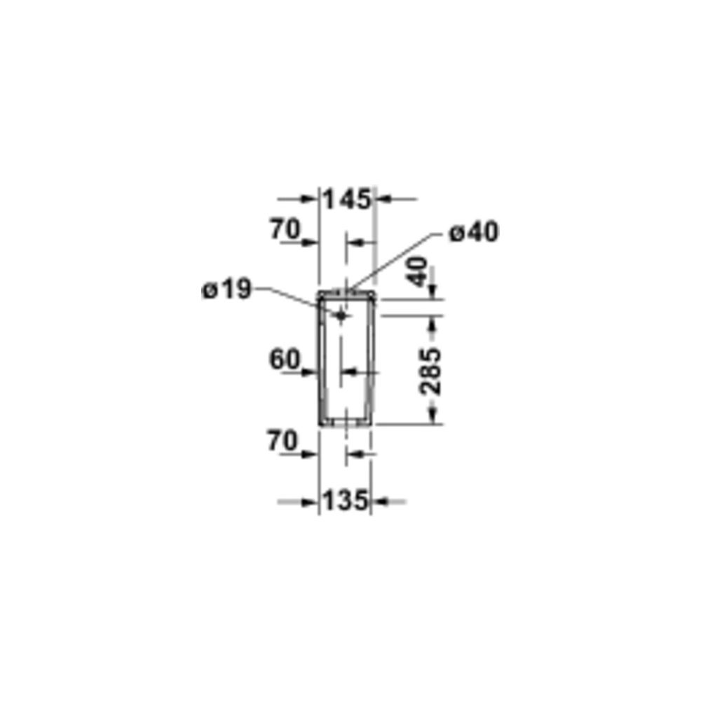 Duravit D-Code Spülkasten aus Keramik 145x390x360mm Weiß 6/3l Dual Flush Wasserans... DURAVIT-09530000052 4067116470925 (Abb. 4)