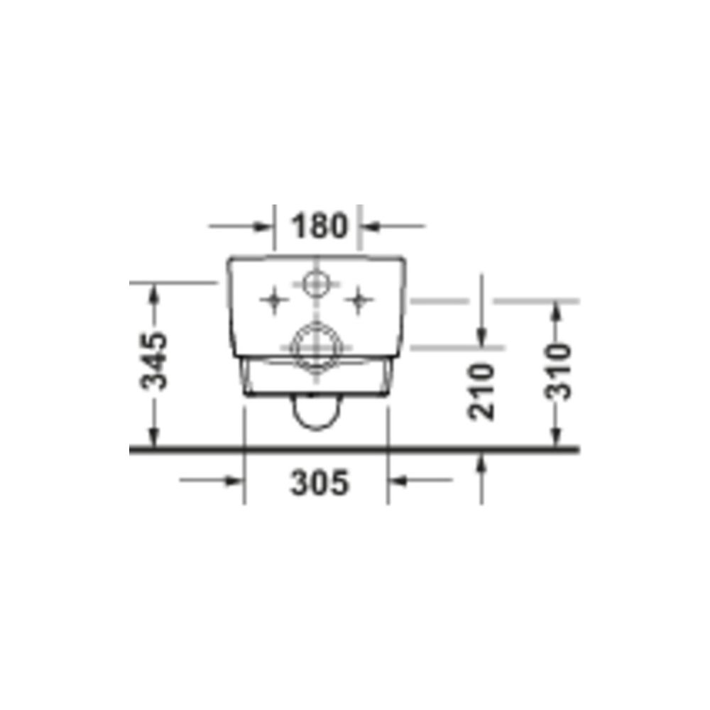 Duravit Balcoon Wand-WC 540x370x360mm Weiß Seidenmatt 45l DuraShield Tiefspüler rim... DURAVIT-290609AC00 4067116443042 (Abb. 2)