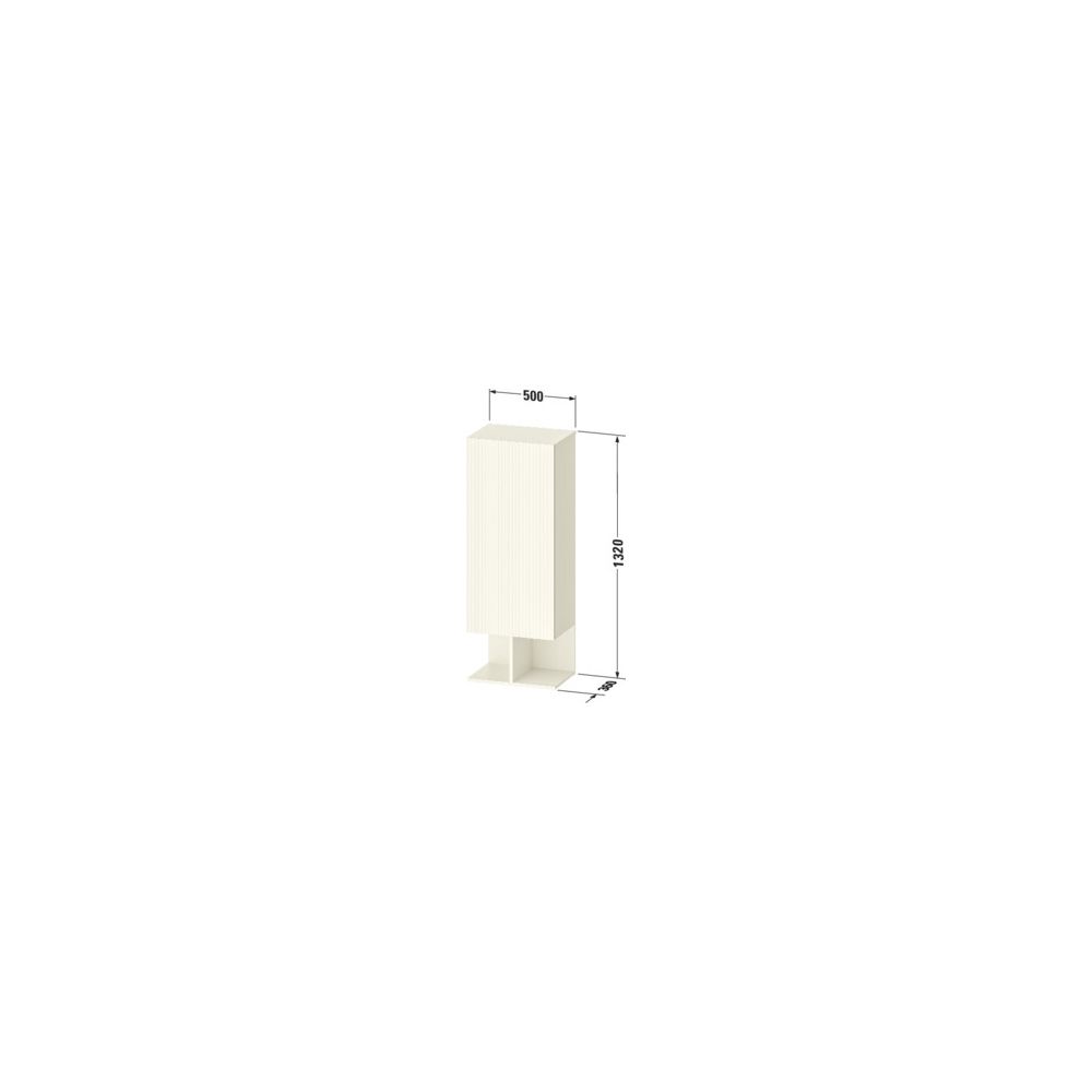 Duravit Balcoon Halbhochschrank Dekor 360x500x1320mm Schieferbraun Strukturier... DURAVIT-BA1302RJGIG0000 4067116474336 (Abb. 2)