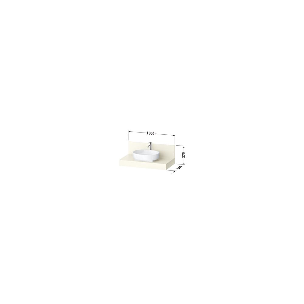 Duravit Balcoon Konsole 550x1000x370mm Sandbeige Matt ohne Konsolenträger 1 Au... DURAVIT-BA90570IEIE0000 4067116473971 (Abb. 2)