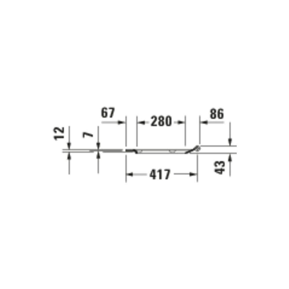 Duravit DuraStyle WC-Sitz D-shaped, Weiß HG 359x43x433mm mit Absenkautomatik, Sitz... DURAVIT-0063790000 4021534856549 (Abb. 10)