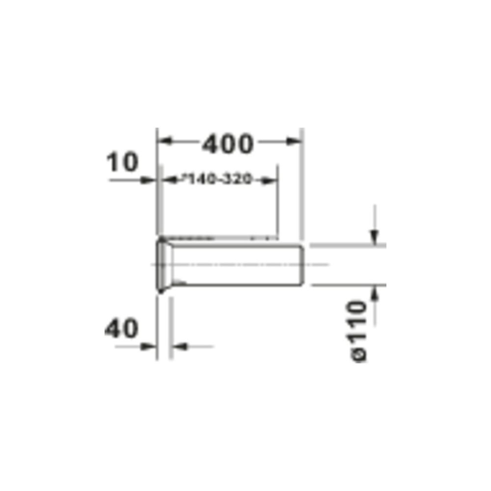 Duravit Vario-Anschluss-Set für WC, Universal-Abgang, inklusive Excenter... DURAVIT-0014220000 4021534000249 (Abb. 5)