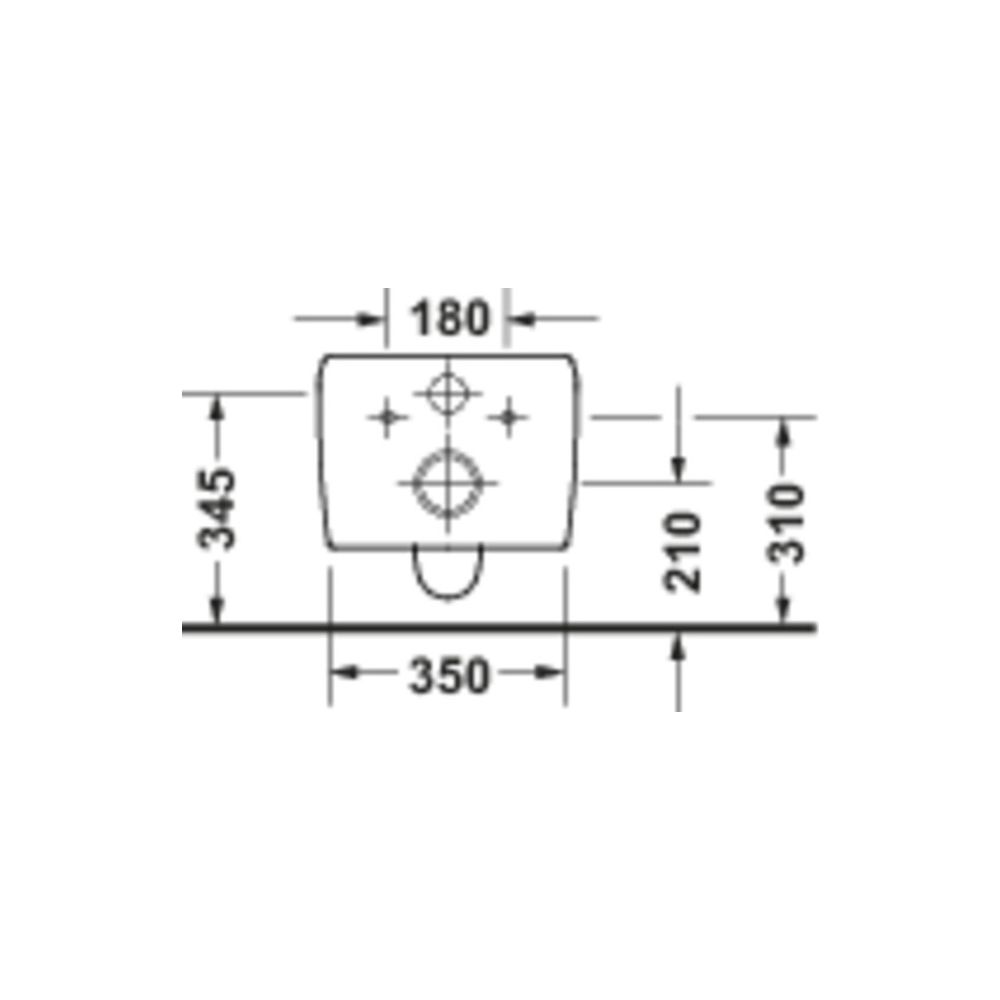 Duravit Qatego Wand-WC 570x385x360mm Weiß Hochglanz 4l Tiefspüler rimless waagerech... DURAVIT-2583090000 4067116339376 (Abb. 2)